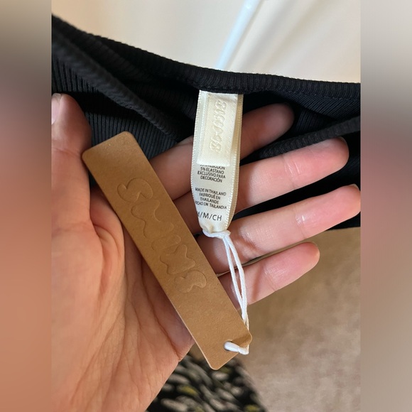 New Skims soft lounge ribbed long stretch model slip dress - Picture 3 of 6